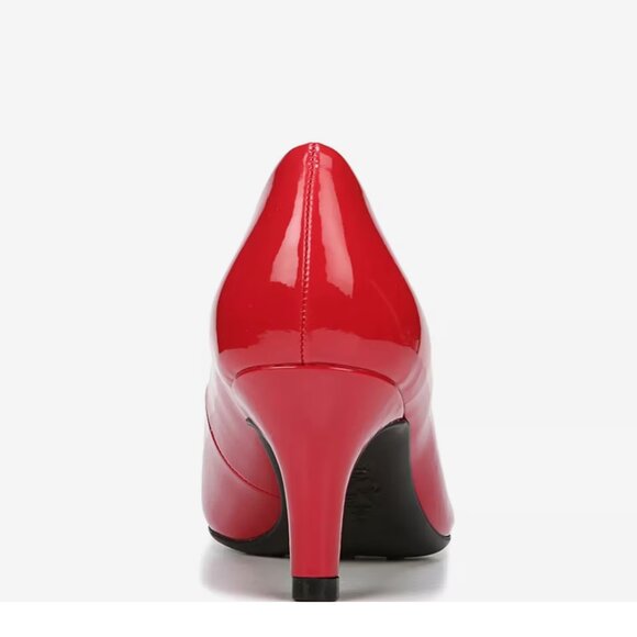 🇫🇷 Glossy Red Patent Parigi Pump (Lifestride) Women's Size 5, 2.5" heel - Picture 12 of 14